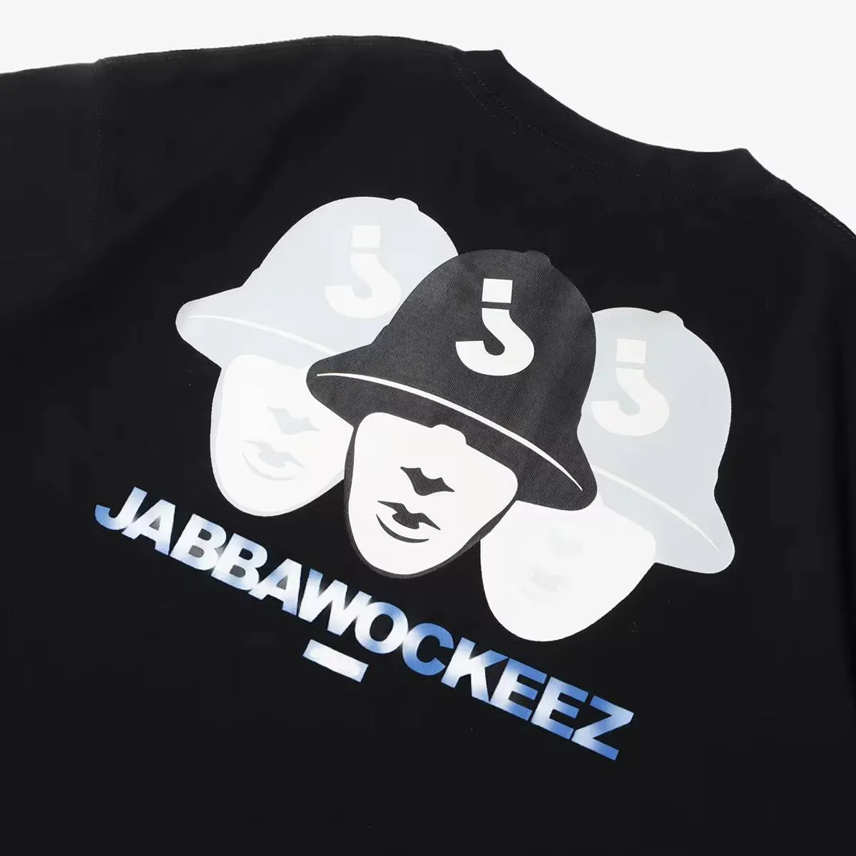 ATMOS X JABBAWOCKEEZ  MASK BACK PRINT T-SHIRTS