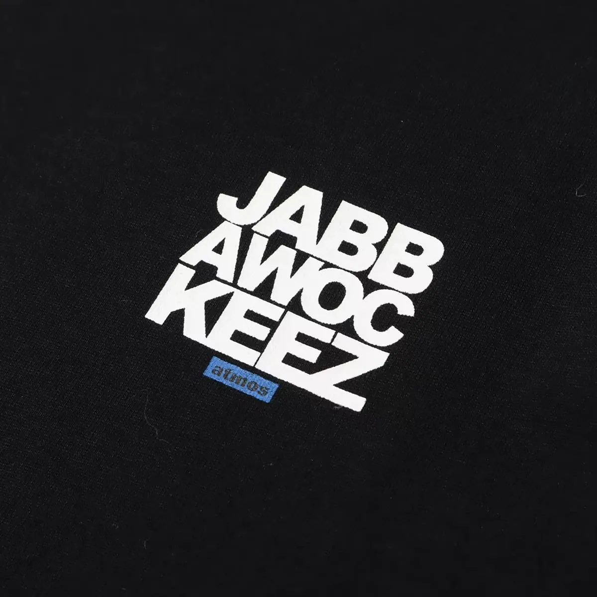 ATMOS X JABBAWOCKEEZ  MASK BACK PRINT T-SHIRTS