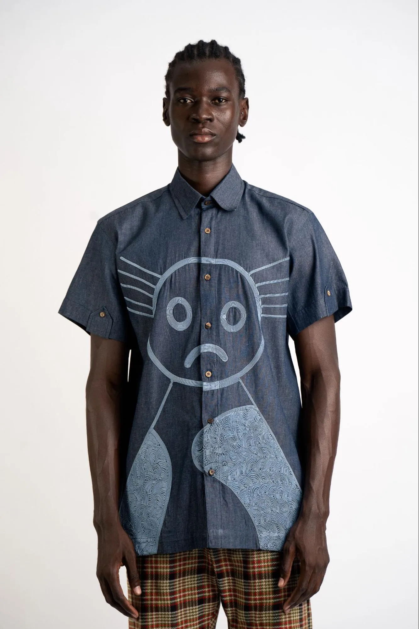 ATTO TETTEH Akokoti Embroidered Shirt