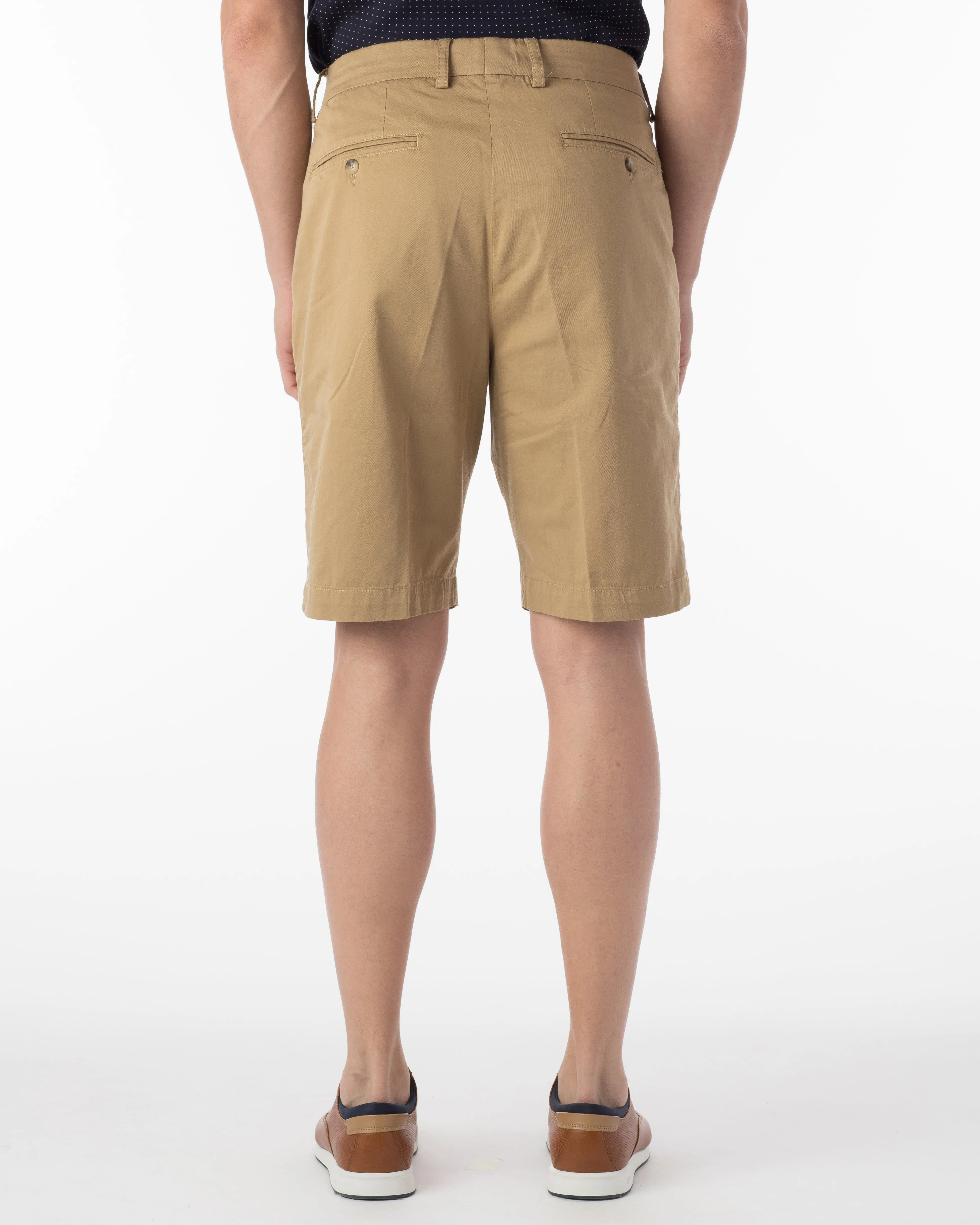 Ballin Short- Drummond Pima Twill - British Tan