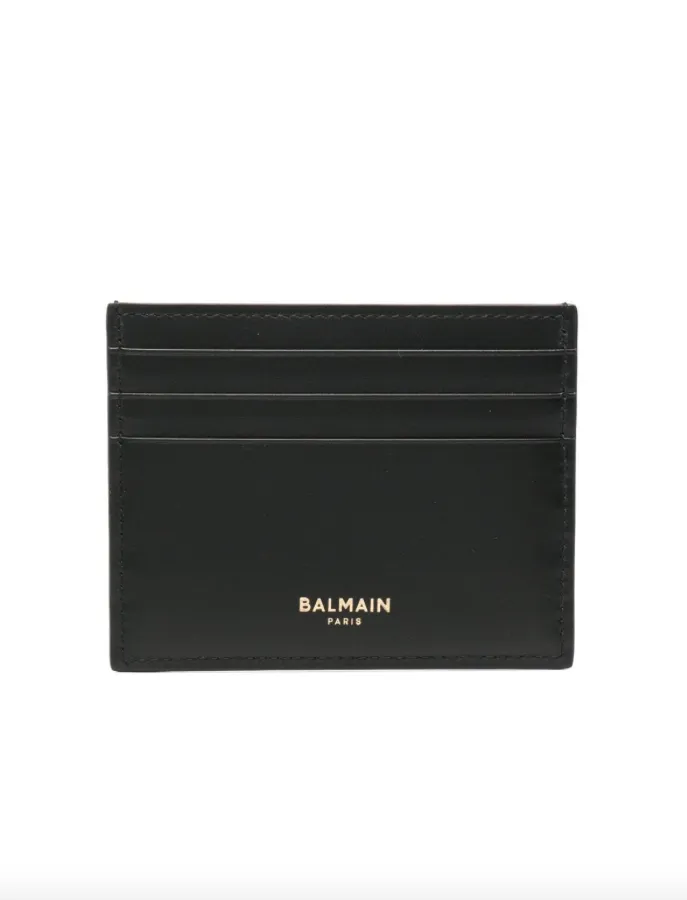 Balmain B-Buzz card holder-calfskin