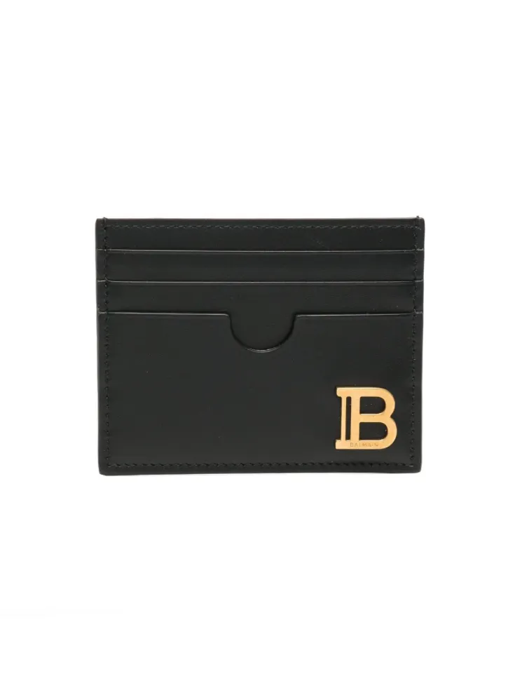 Balmain B-Buzz card holder-calfskin