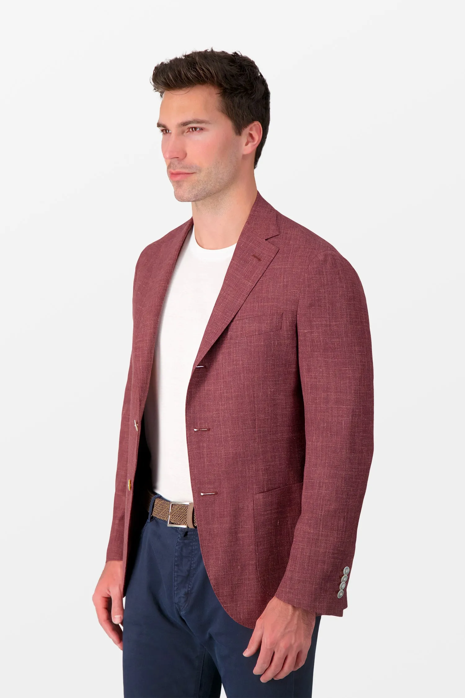 Barba Napoli Burgundy Jimmy Blazer