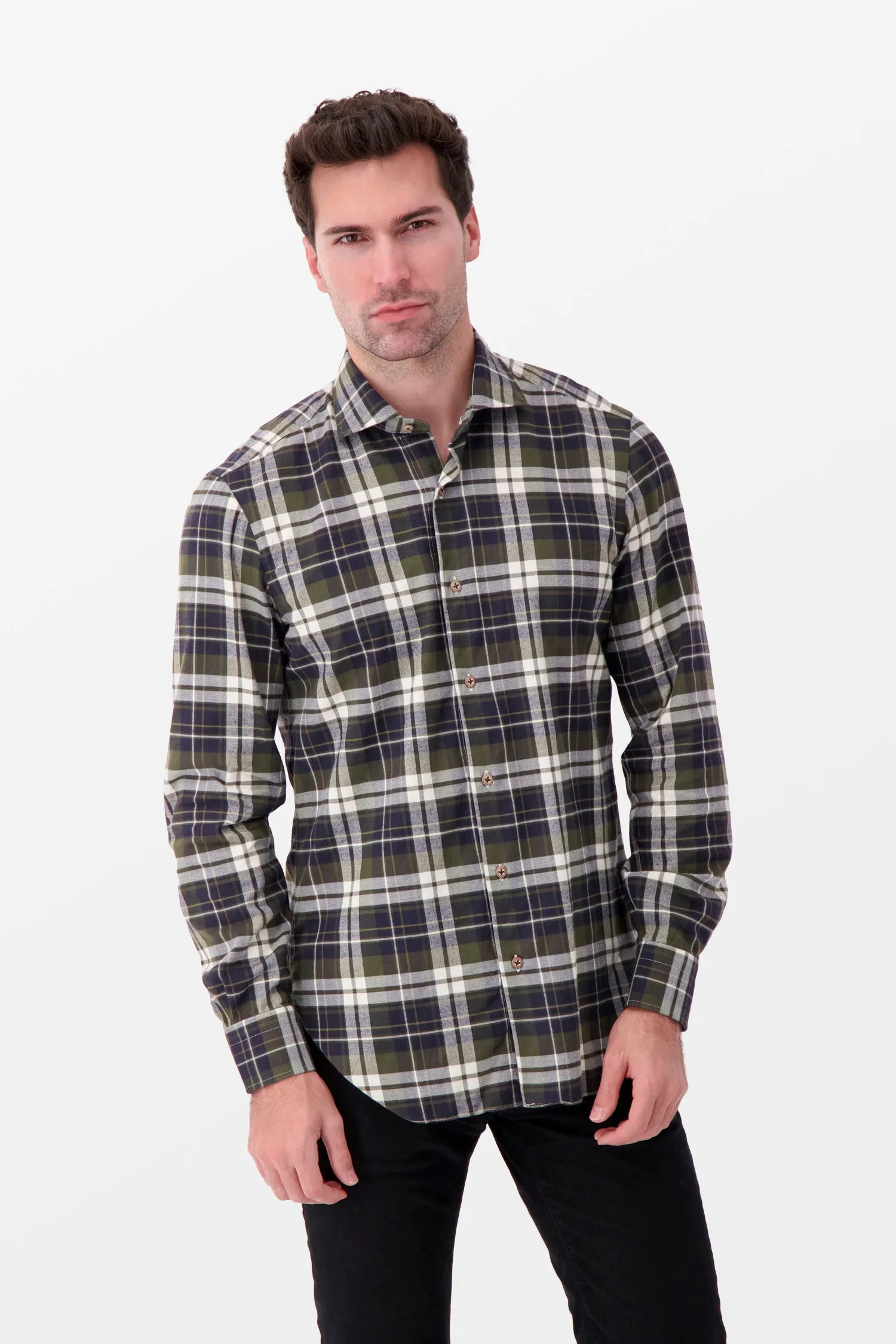 Barba Napoli Grey Classic Shirt