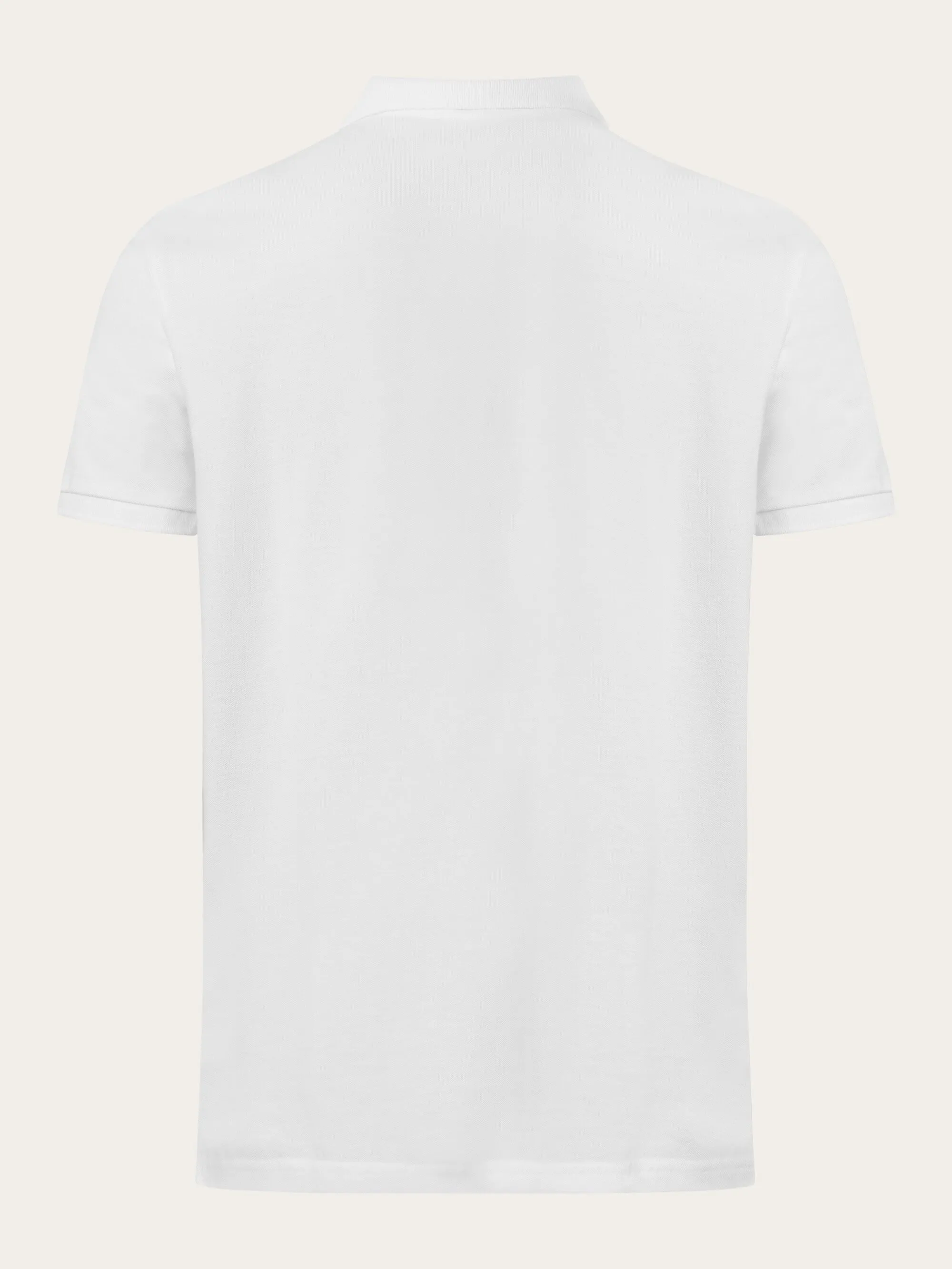 Basic badge polo - Bright White