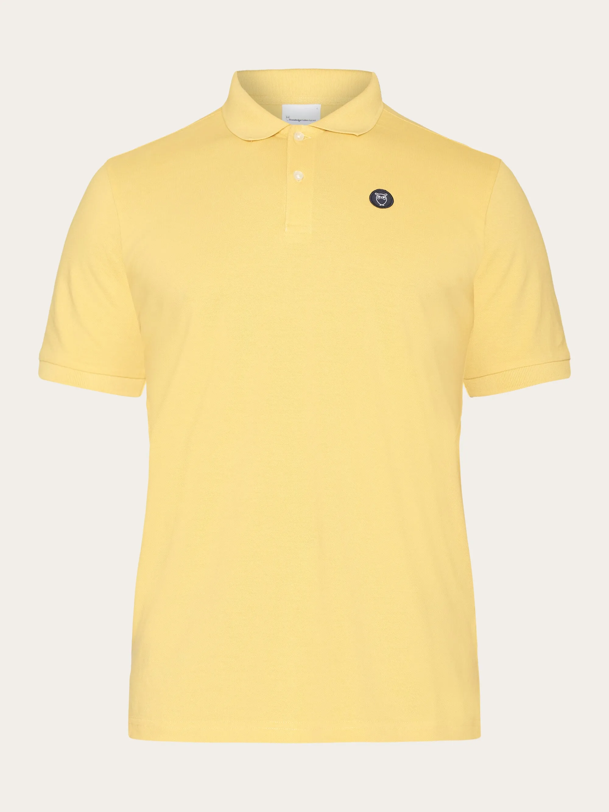 Basic badge polo - Misted Yellow