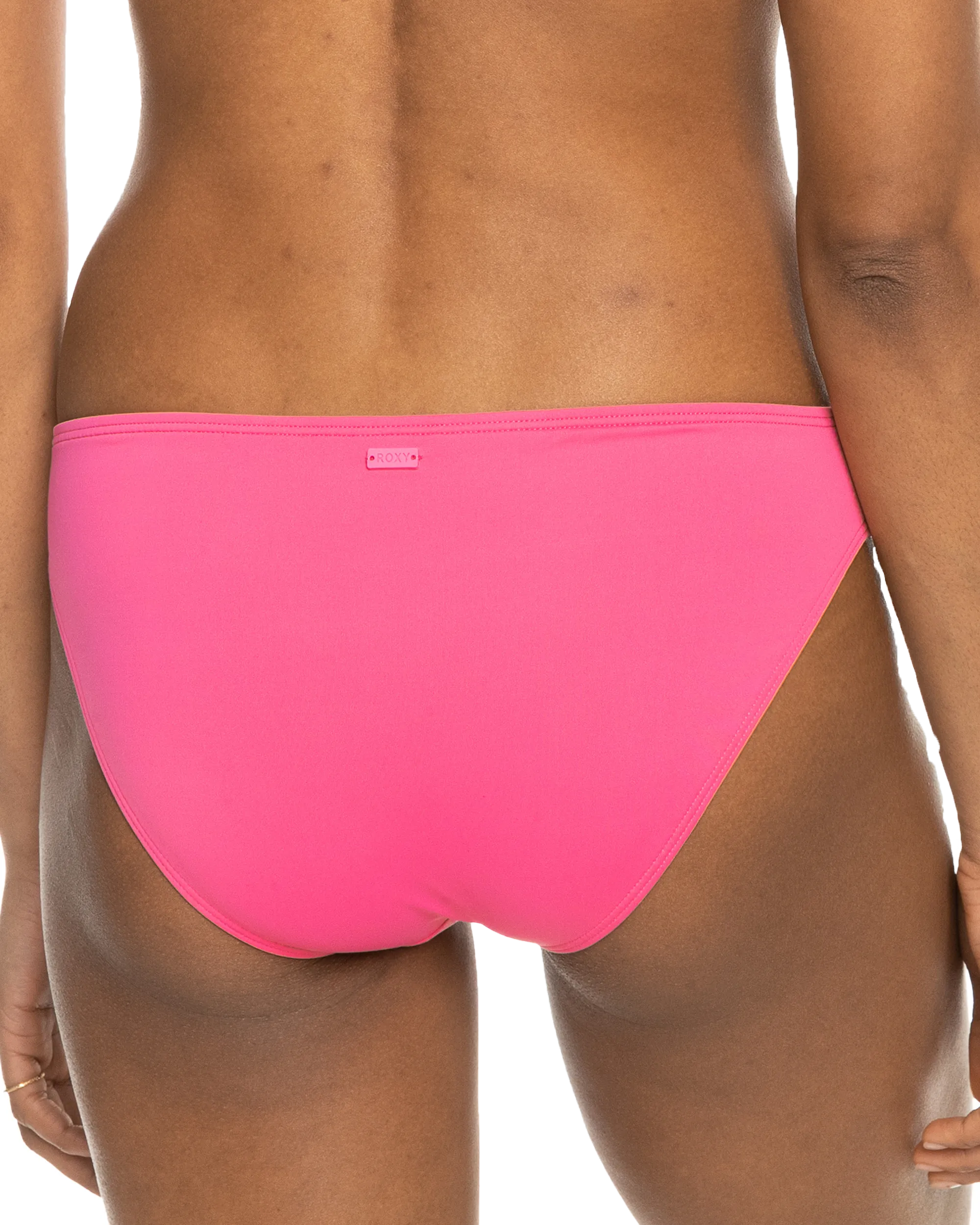 Beach Classics Hipster Bikini Bottoms in Shocking Pink