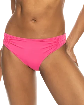 Beach Classics Hipster Bikini Bottoms in Shocking Pink