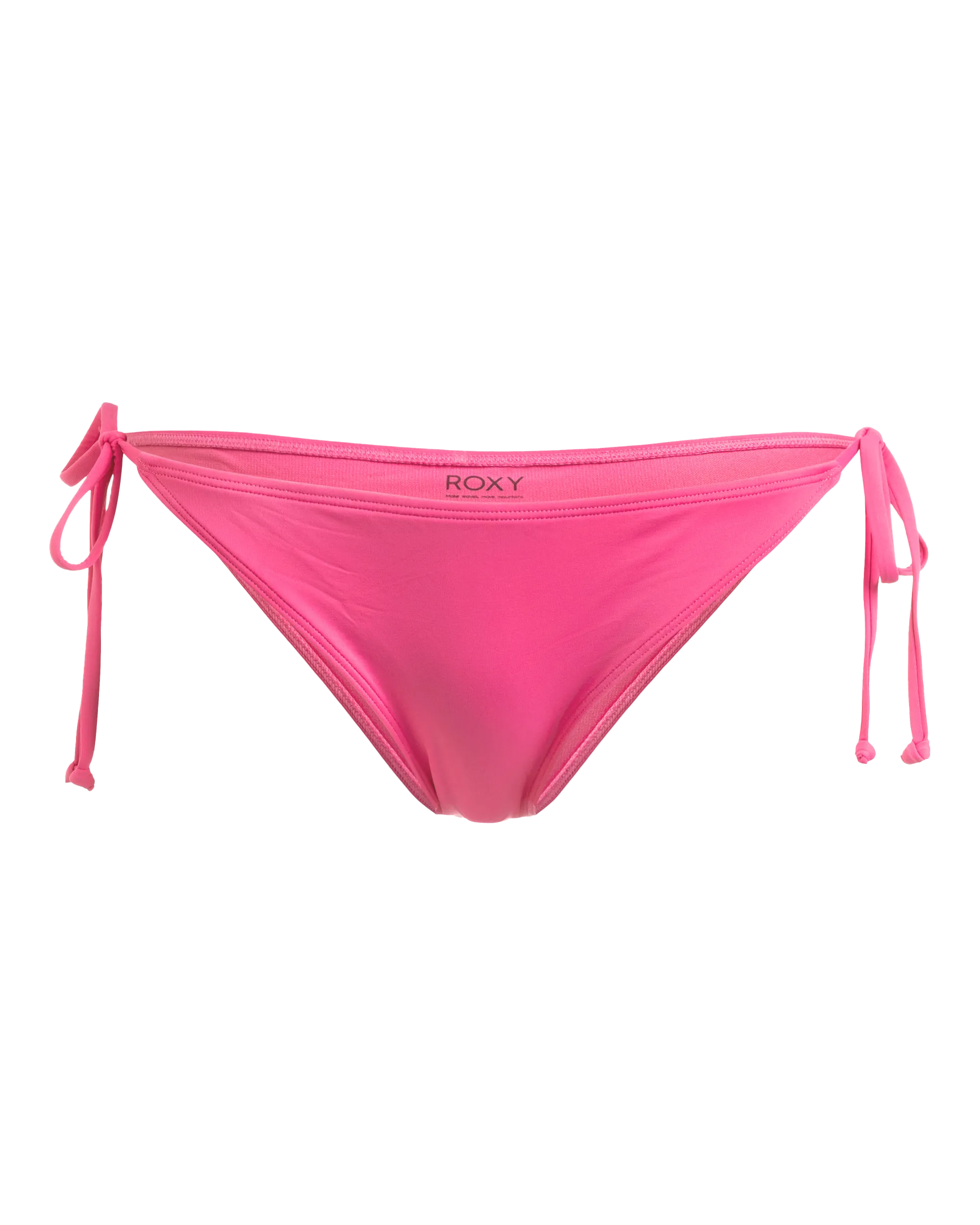 Beach Classics Tie Bikini Bottoms in Shocking Pink