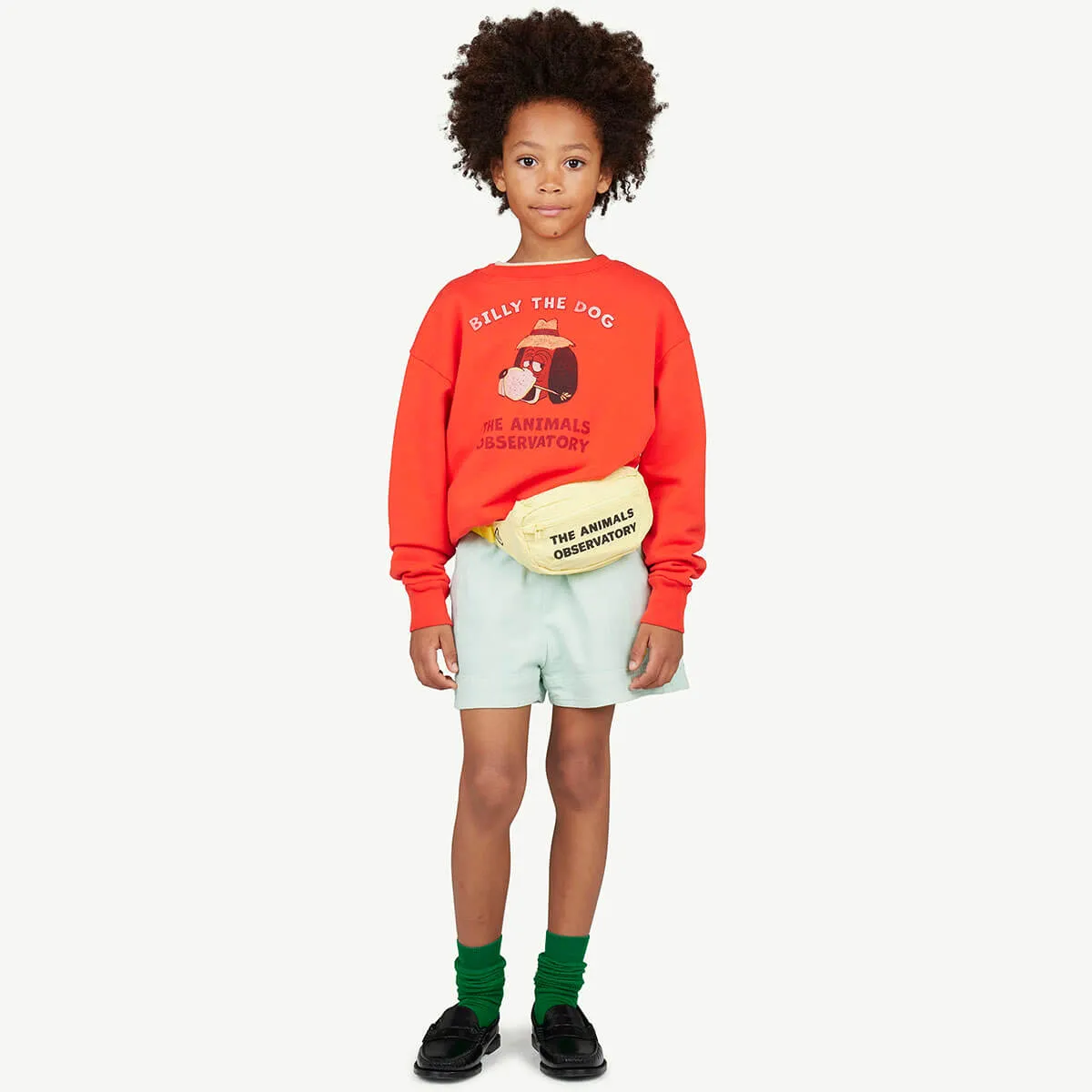 Bear Kids Sweatshirt in Red by The Animals Observatory