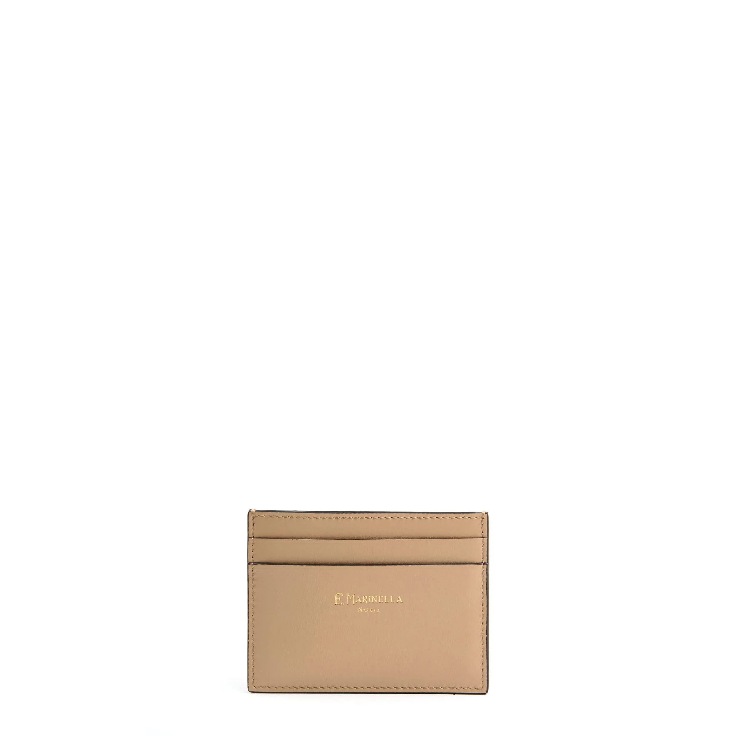 BEIGE SMALL CREDIT CARD HOLDER