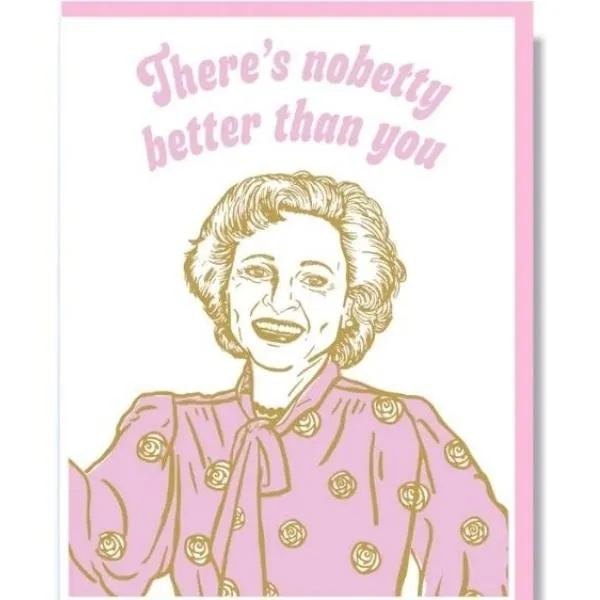 Betty White Card