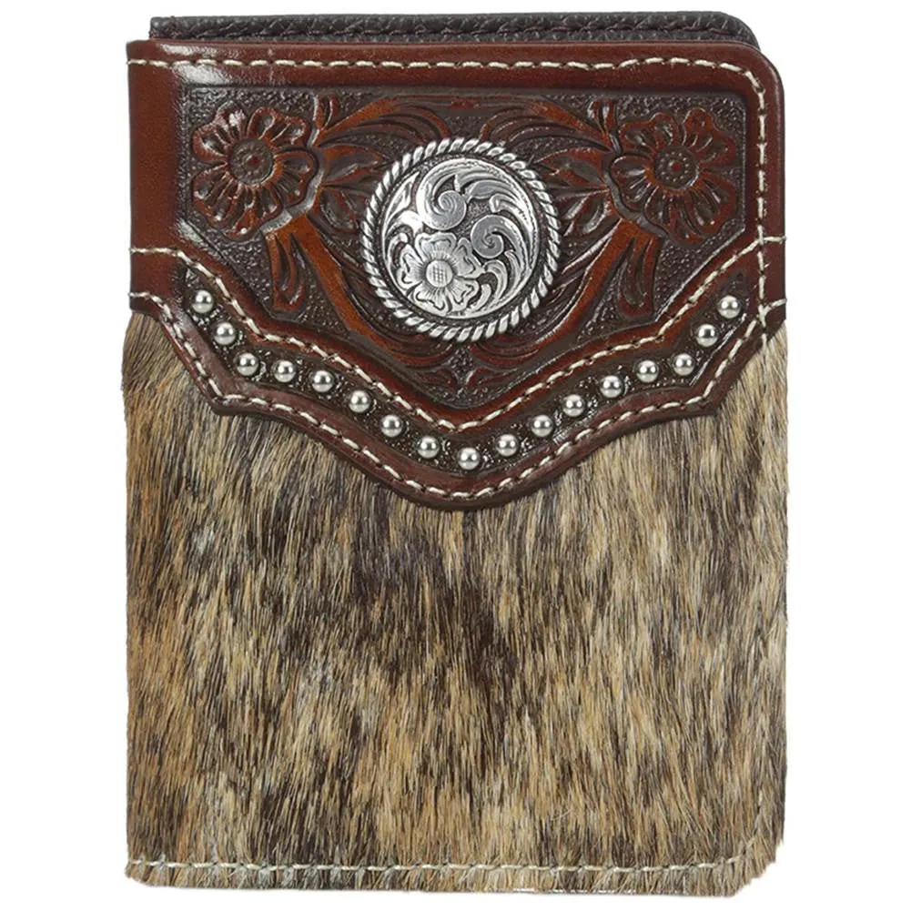 Bifold Calf Hair Concho Wallet by Ariat