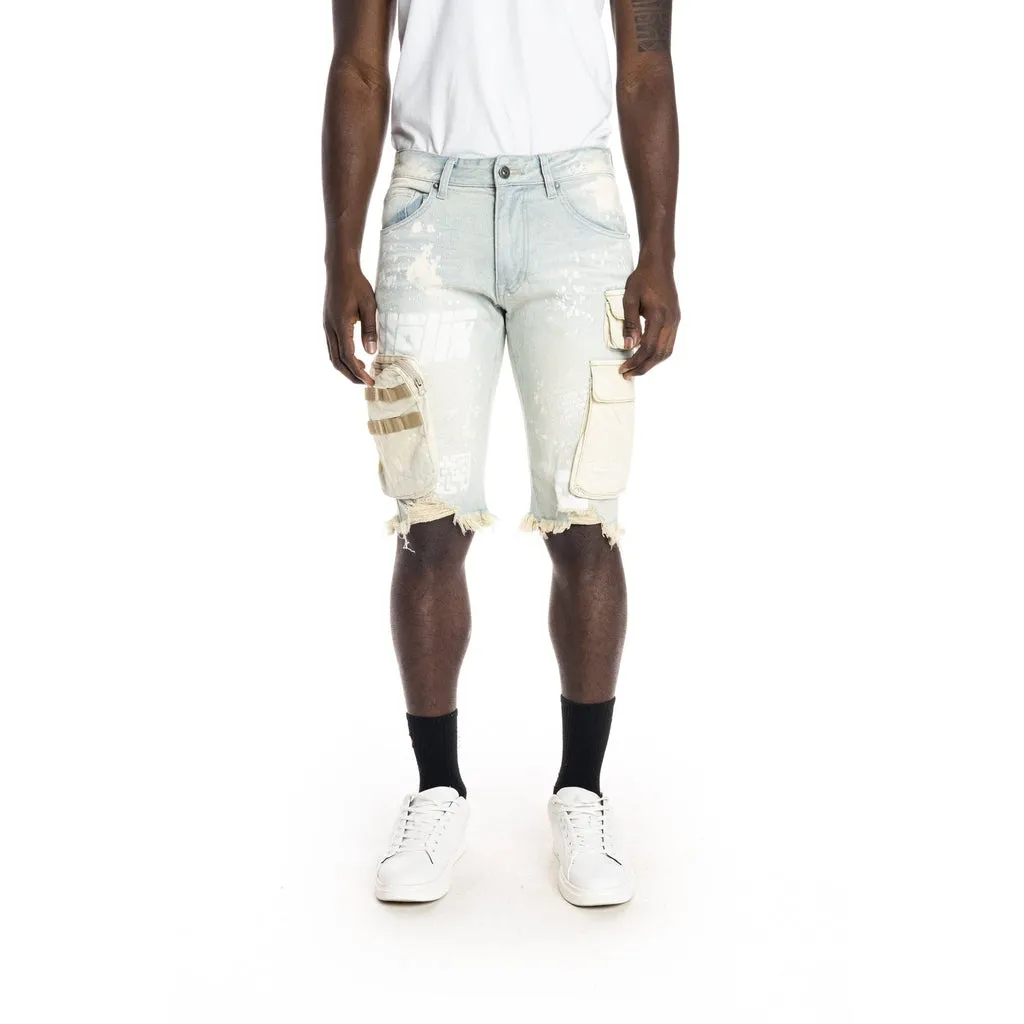 Big and Tall - Utility Fashion Jean Shorts - Norwich Blue