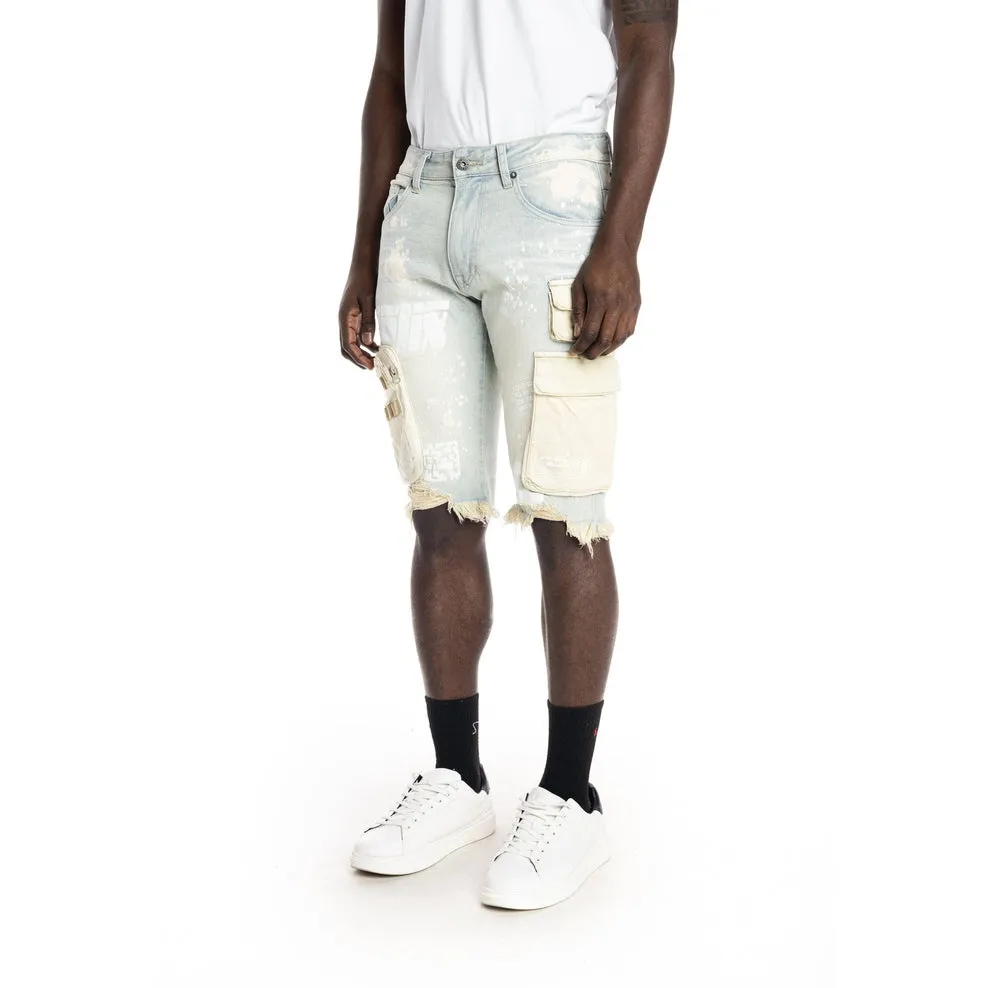 Big and Tall - Utility Fashion Jean Shorts - Norwich Blue