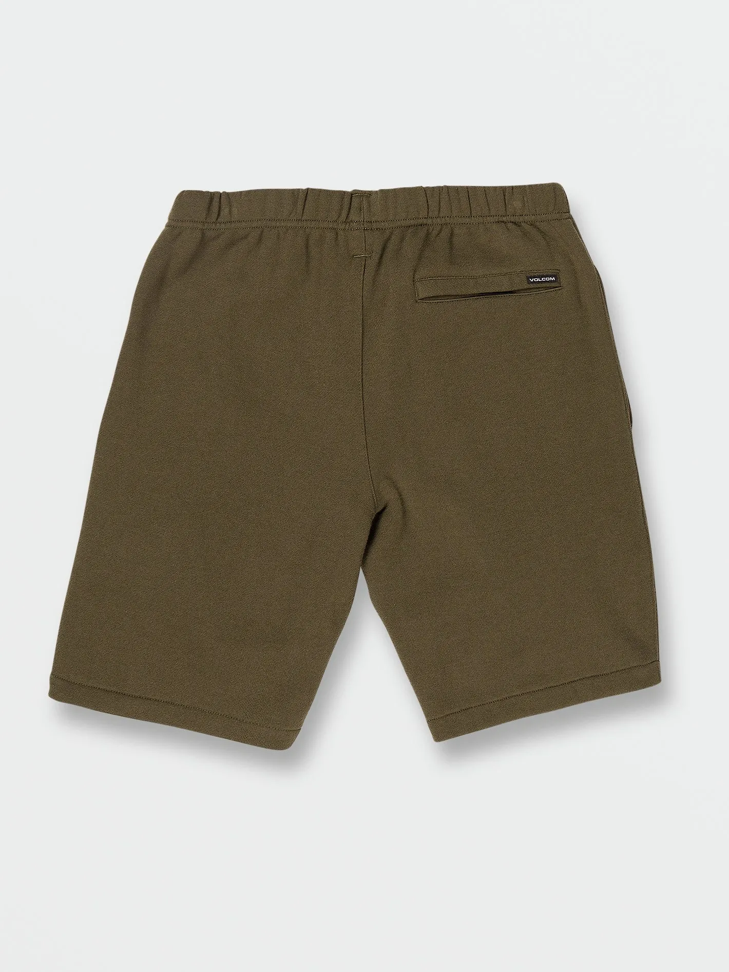 Big Boys Iconic Stone Fleece Shorts - Military