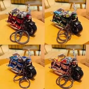 Bike Keychains With Bagcharm (Random Bike Will Be Provided)