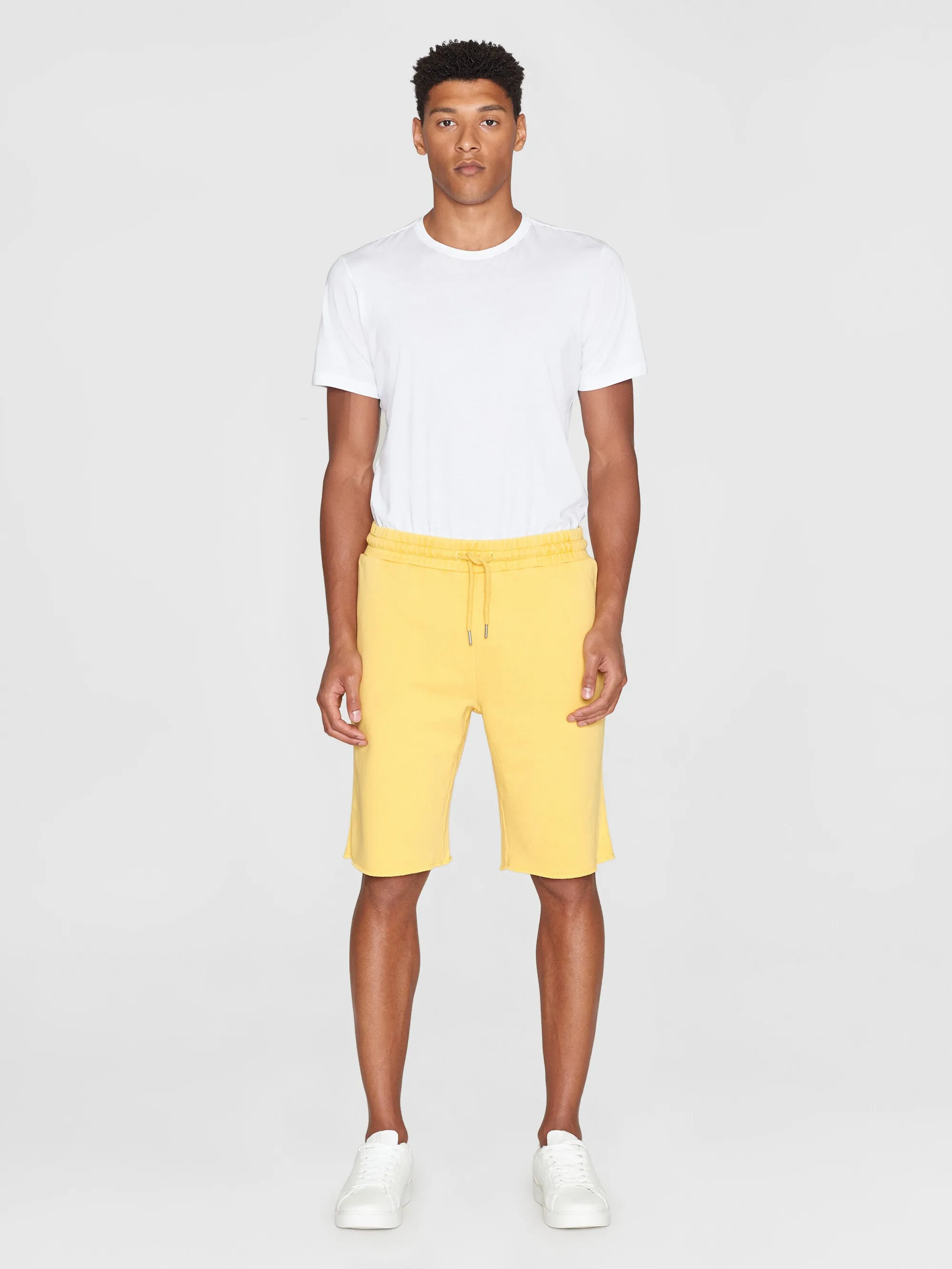 BIRCH sweat shorts - GOTS/Vegan - Misted Yellow