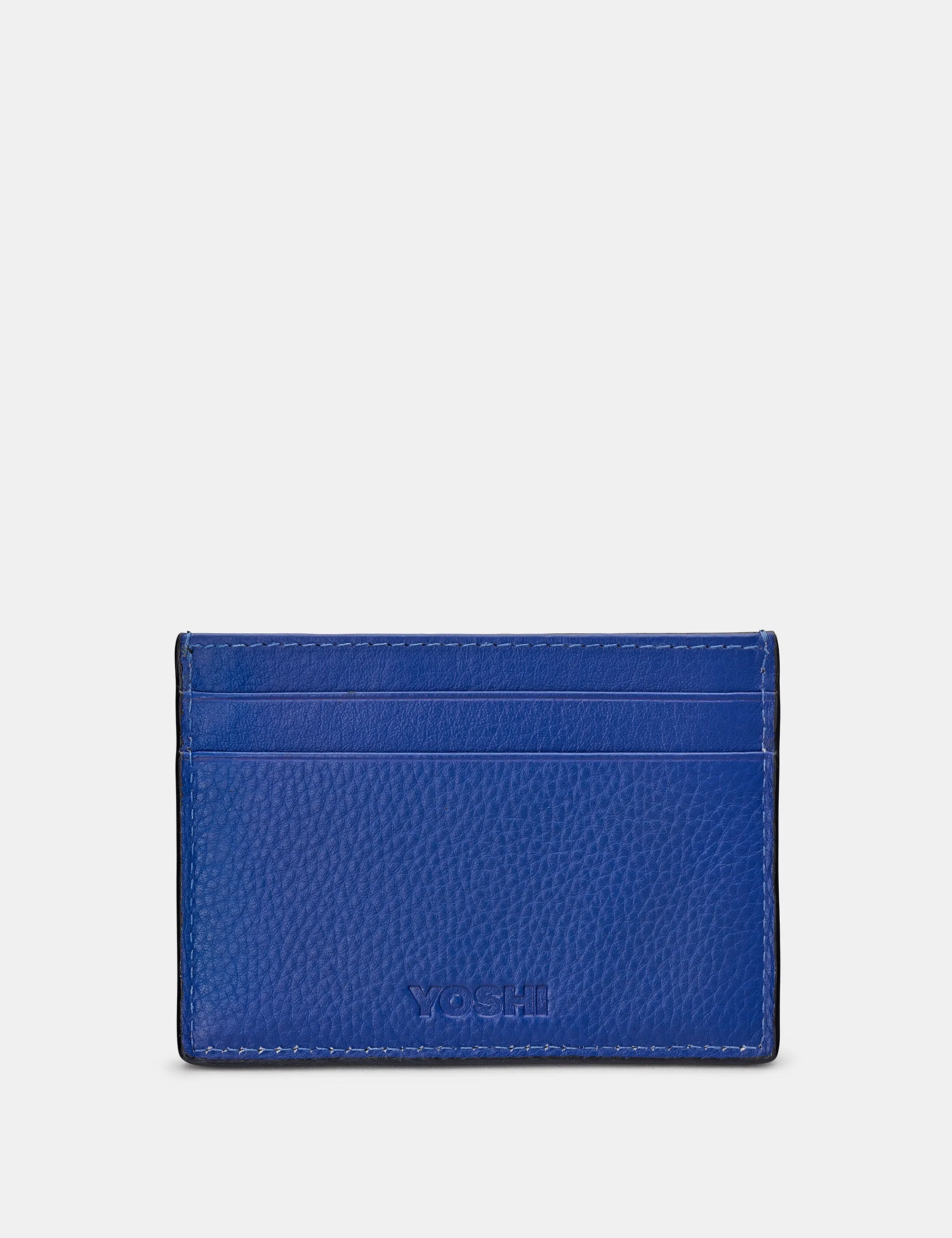 Black And Blue Leather Academy Card Holder