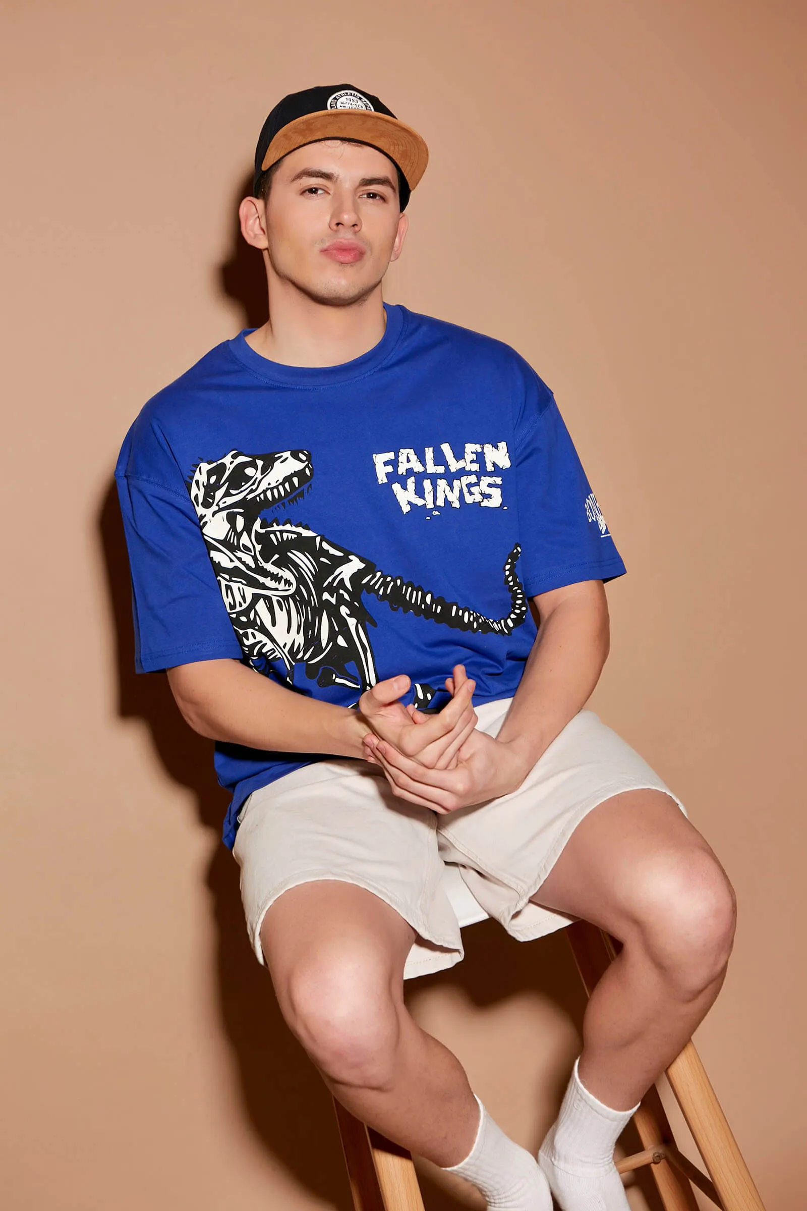 Blue Fallen Kings Oversized T-shirt