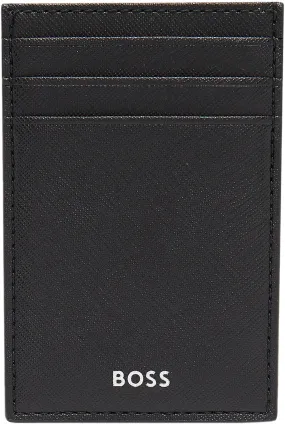 Boss Zair Vertical Card Holder In Black For Men