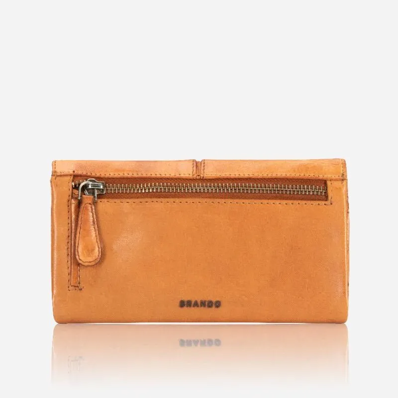 Brando Seymour Hepburn Flap Purse | Tan