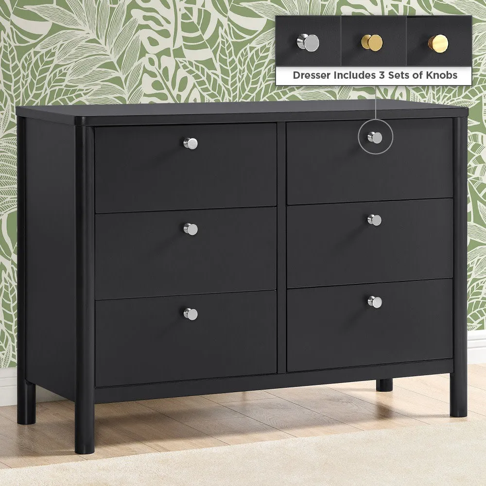 Brooks 6 Drawer Dresser with Interlocking Drawers