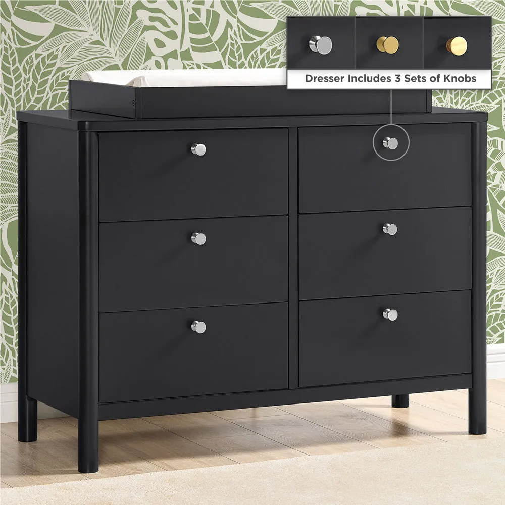 Brooks 6 Drawer Dresser with Interlocking Drawers