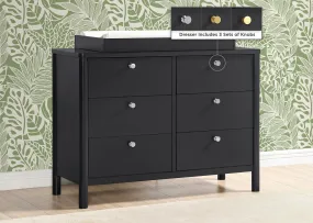 Brooks 6 Drawer Dresser with Interlocking Drawers