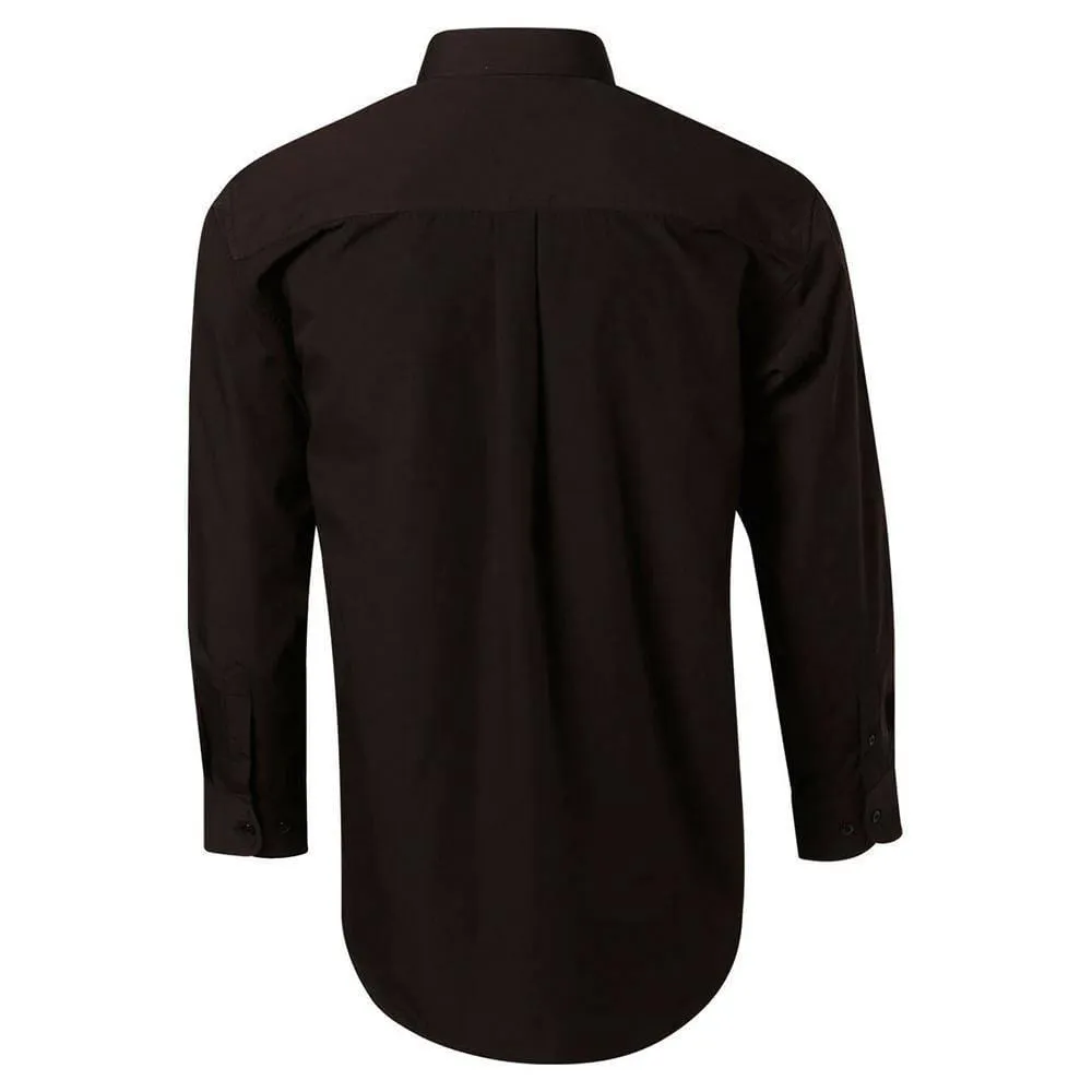 BS01L Men's Poplin Long Sleeve Business Shirt