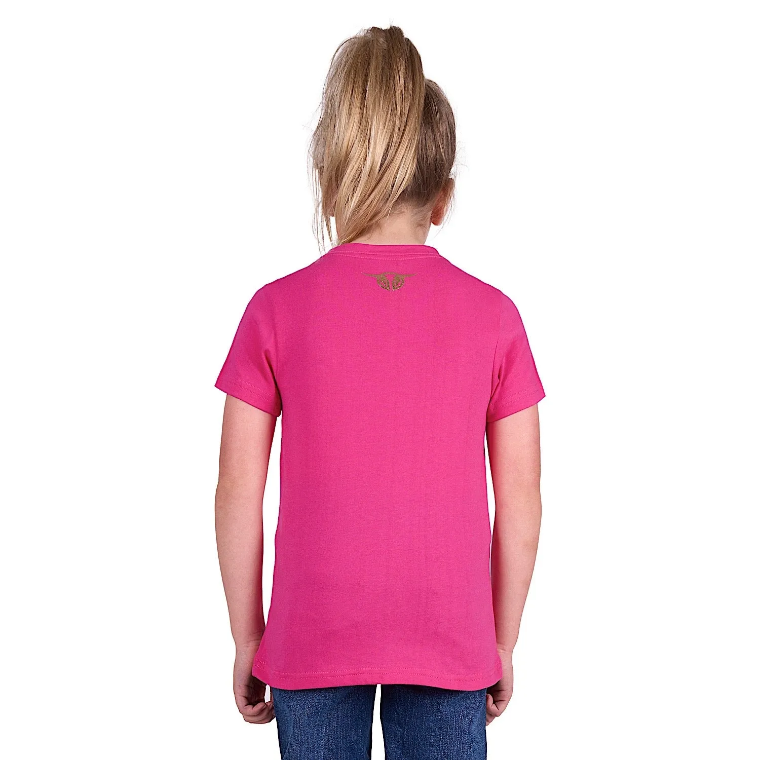 Bullzye Girl's Flora Short Sleeve Tee - Berry