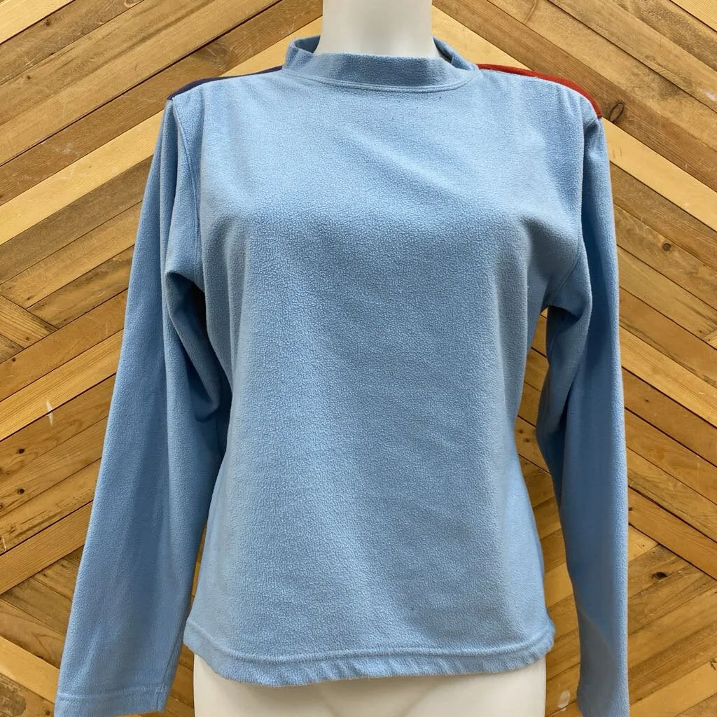 Burton- fleece LS : Blue -women-SM