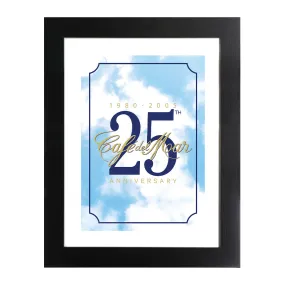 Café del Mar 25th Anniversary Logo Framed Print