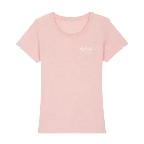 Café del Mar Ibiza Small White Logo Women's Iconic Fitted T-Shirt