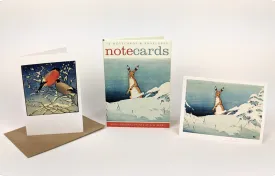 Card Pack Hare in Snow & Bullfinches