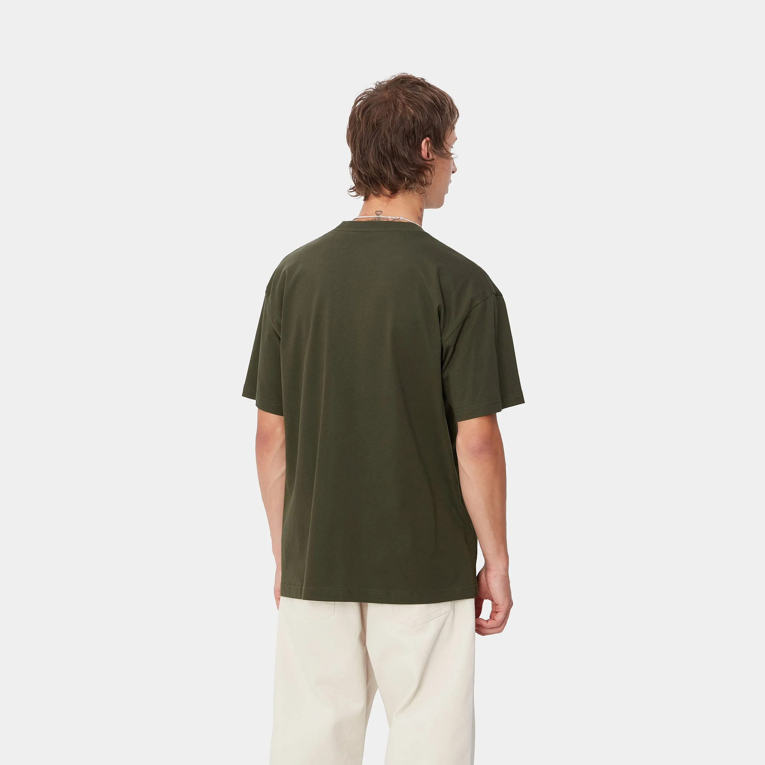 Carhartt Basics T-Shirt Office Green / Winter Spice