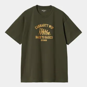 Carhartt Basics T-Shirt Office Green / Winter Spice