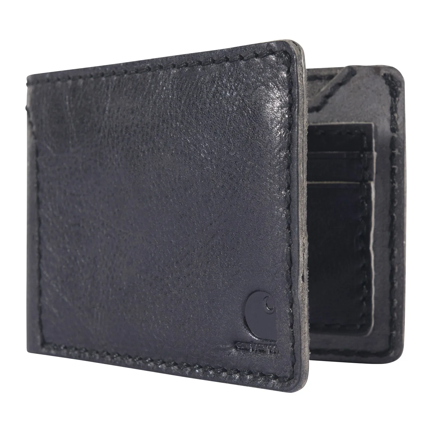 Carhartt Men's Patina Leather Bifold Wallet