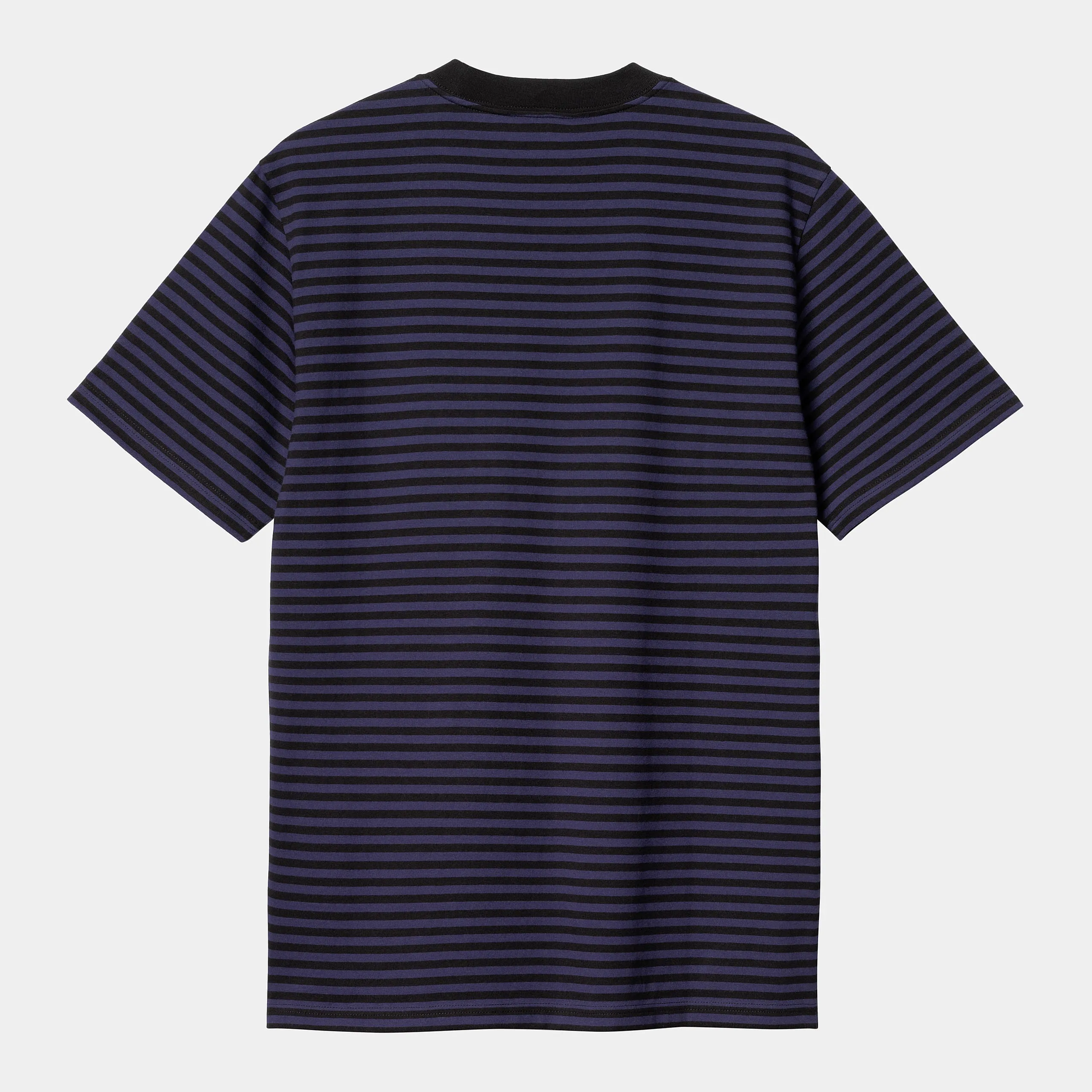 Carhartt S/S Verner Stripe Pocket T-shirt Black / Aura