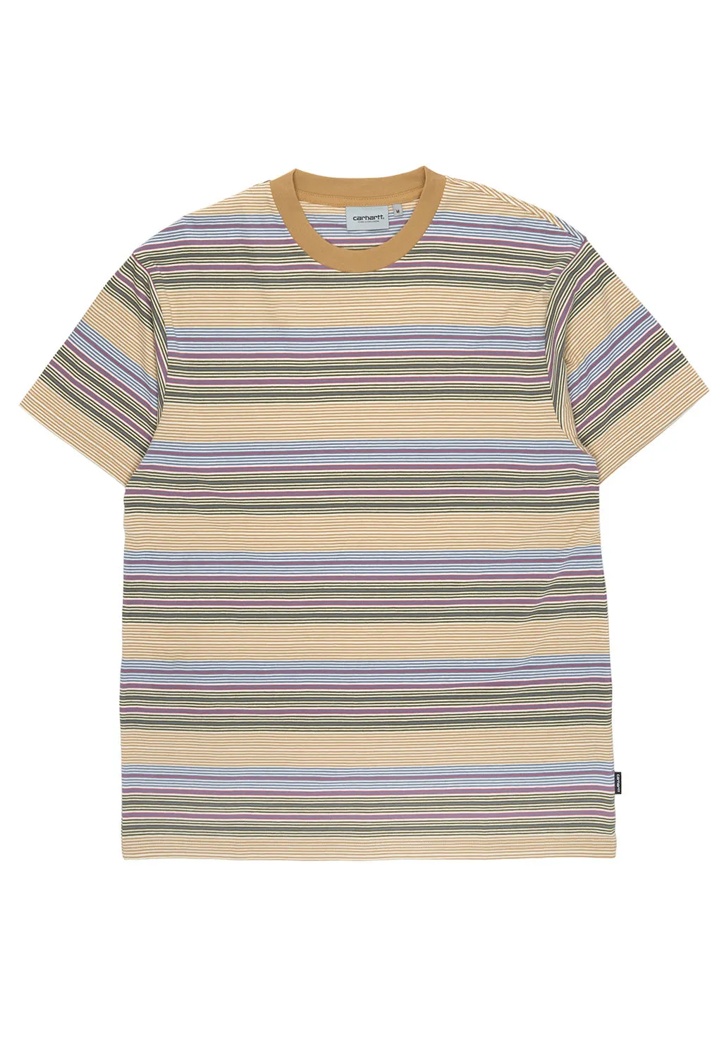 Carhartt WIP Men's Coby T-Shirt - Coby Stripe, Bourbon