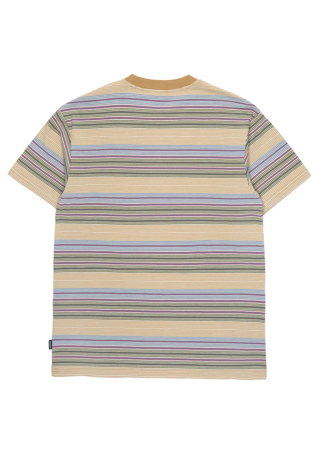 Carhartt WIP Men's Coby T-Shirt - Coby Stripe, Bourbon