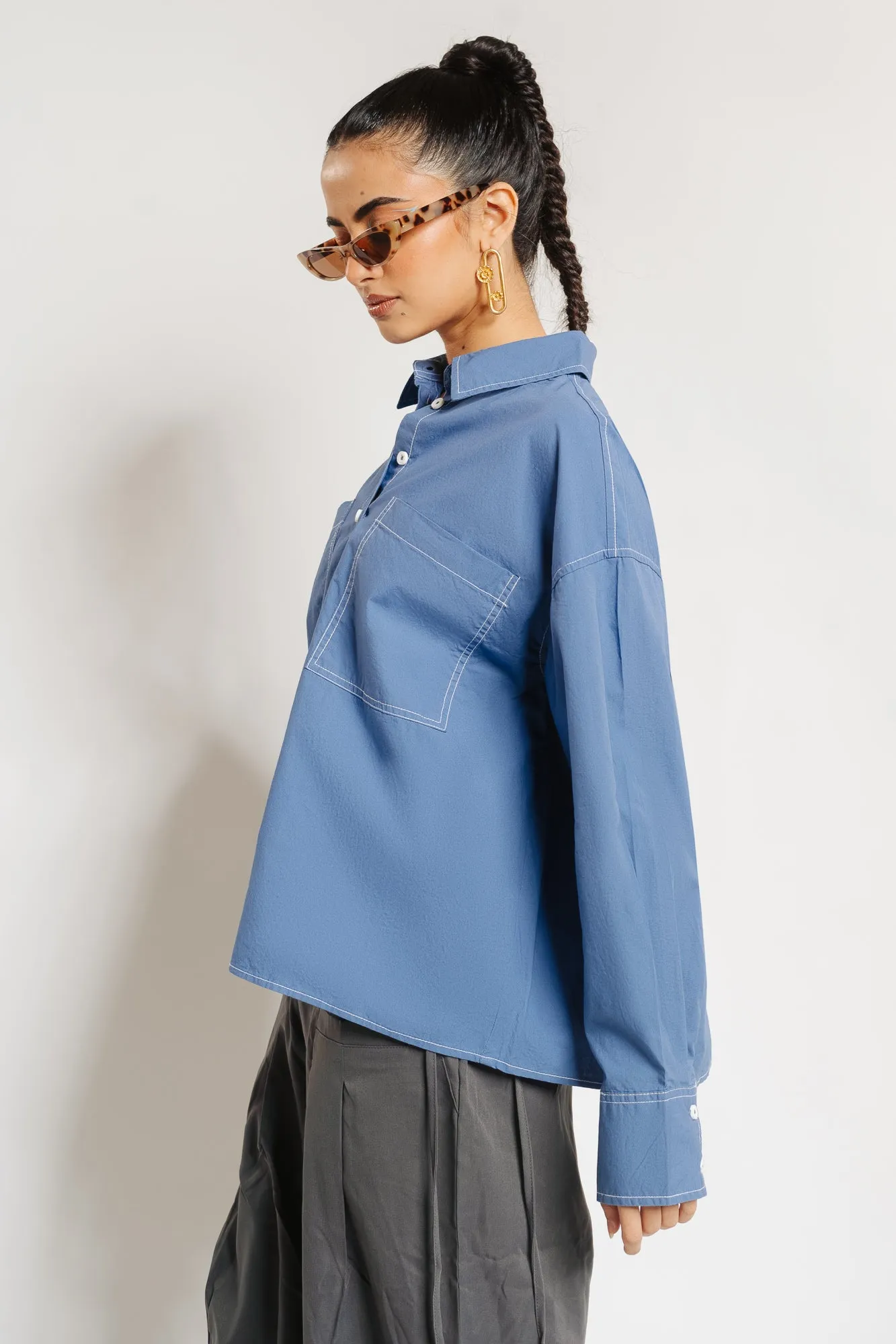 Celeste Contrast Stitch Shirt