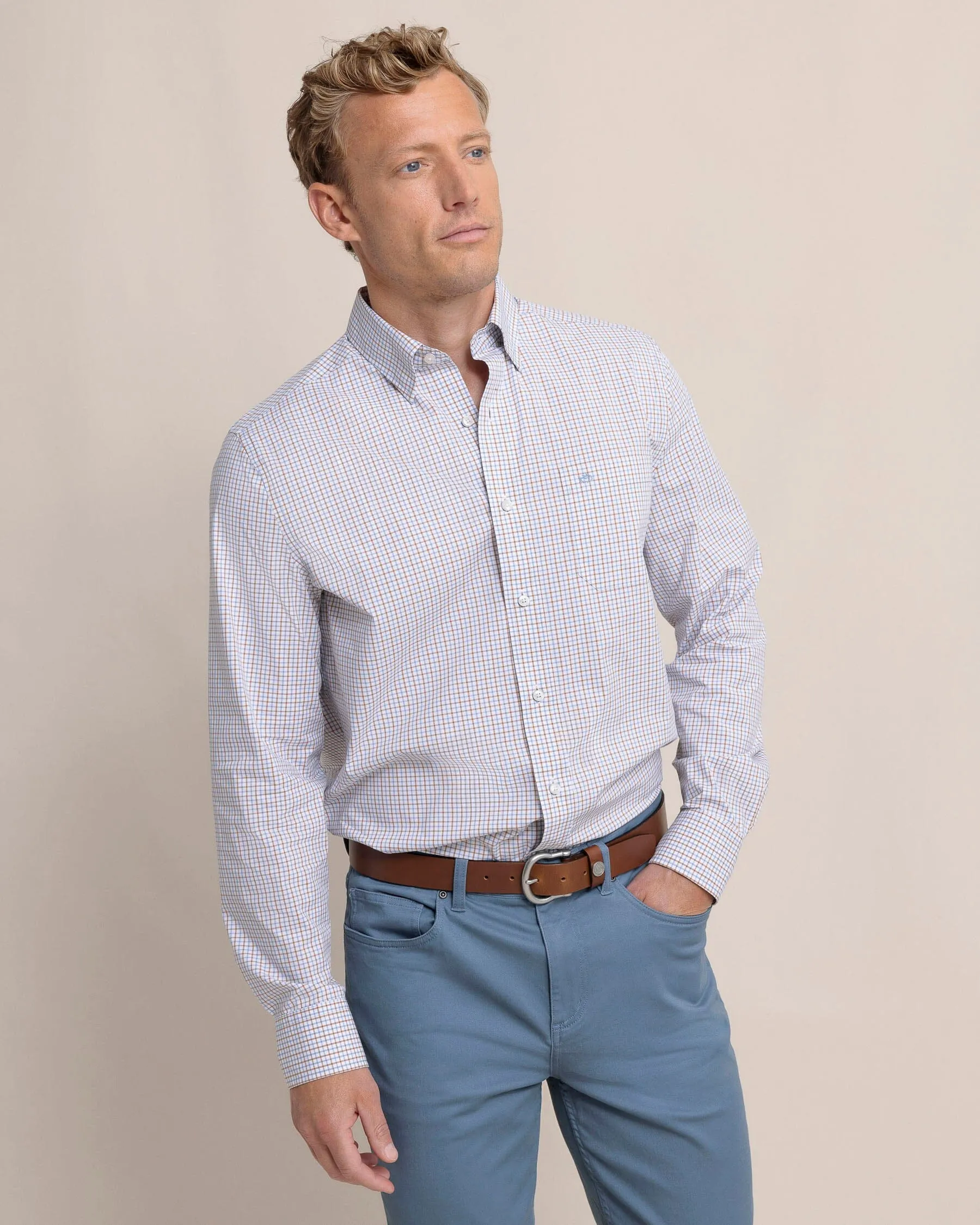 Charleston Summerton Plaid Sport Shirt