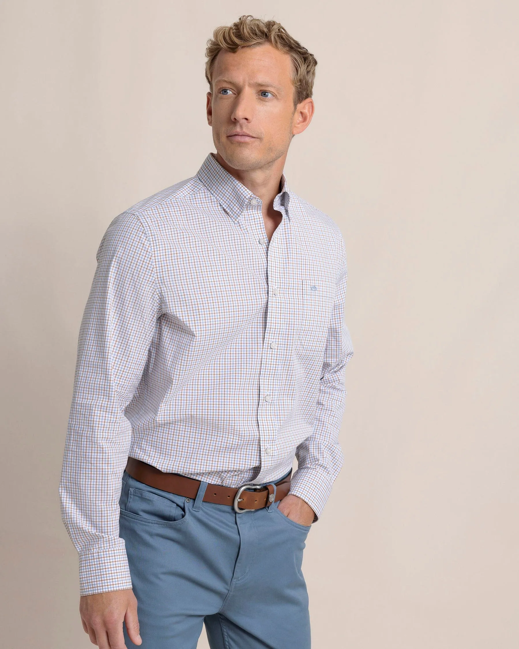 Charleston Summerton Plaid Sport Shirt