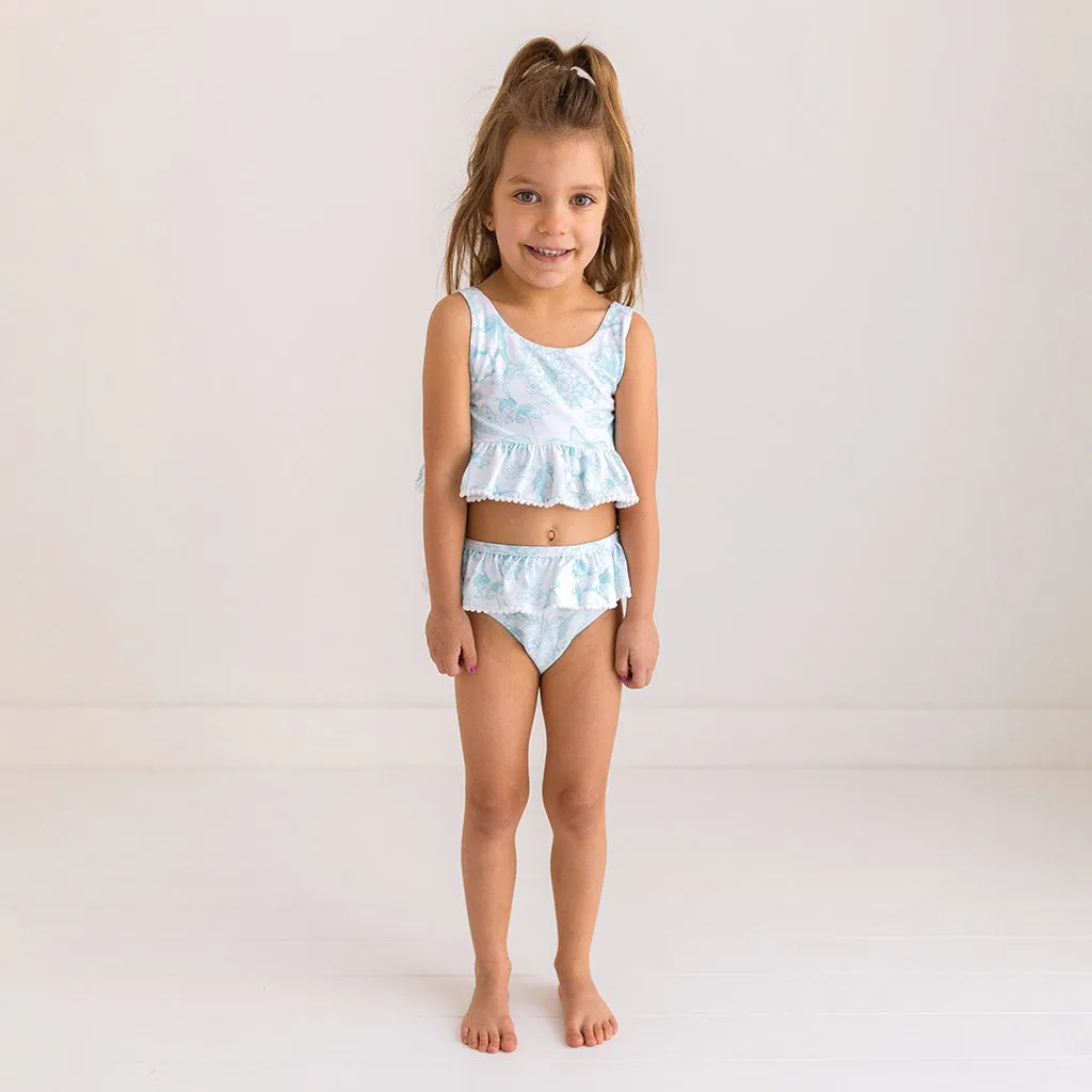 Charlotte Anne Ruffled Tankini Two Piece Swimsuit