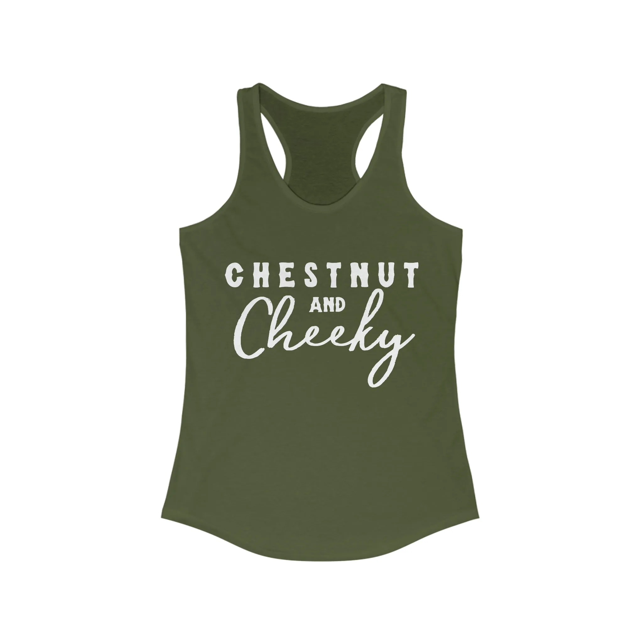 Chestnut & Cheeky Racerback Tank