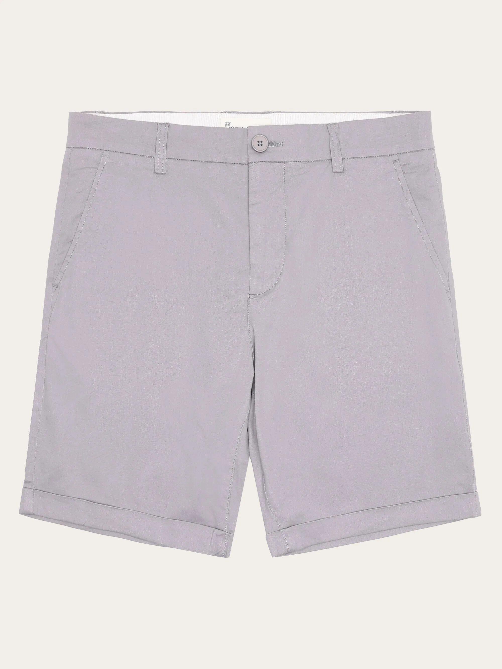 CHUCK regular chino poplin shorts - Alloy