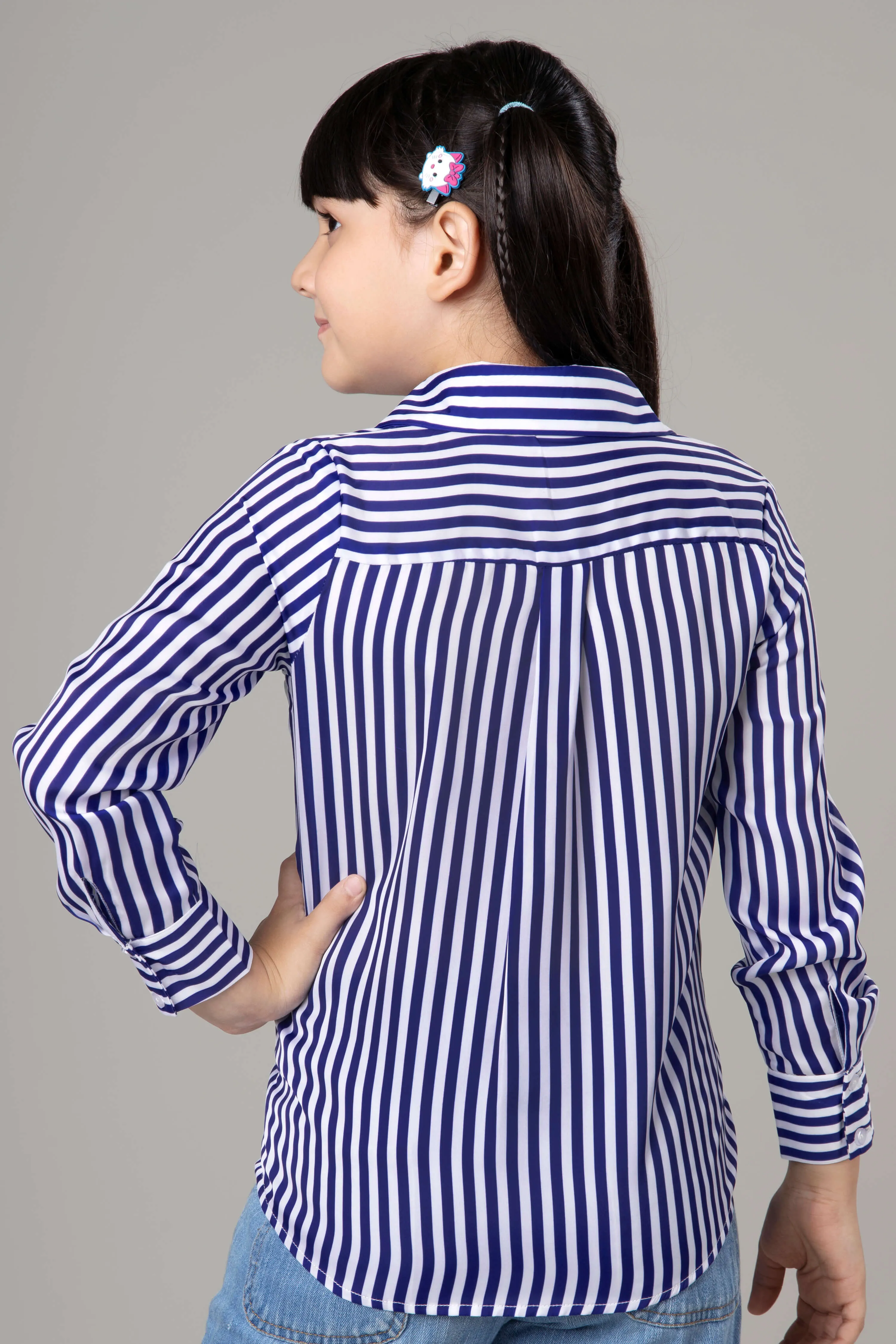 Classic Stripes Shirt For Girls