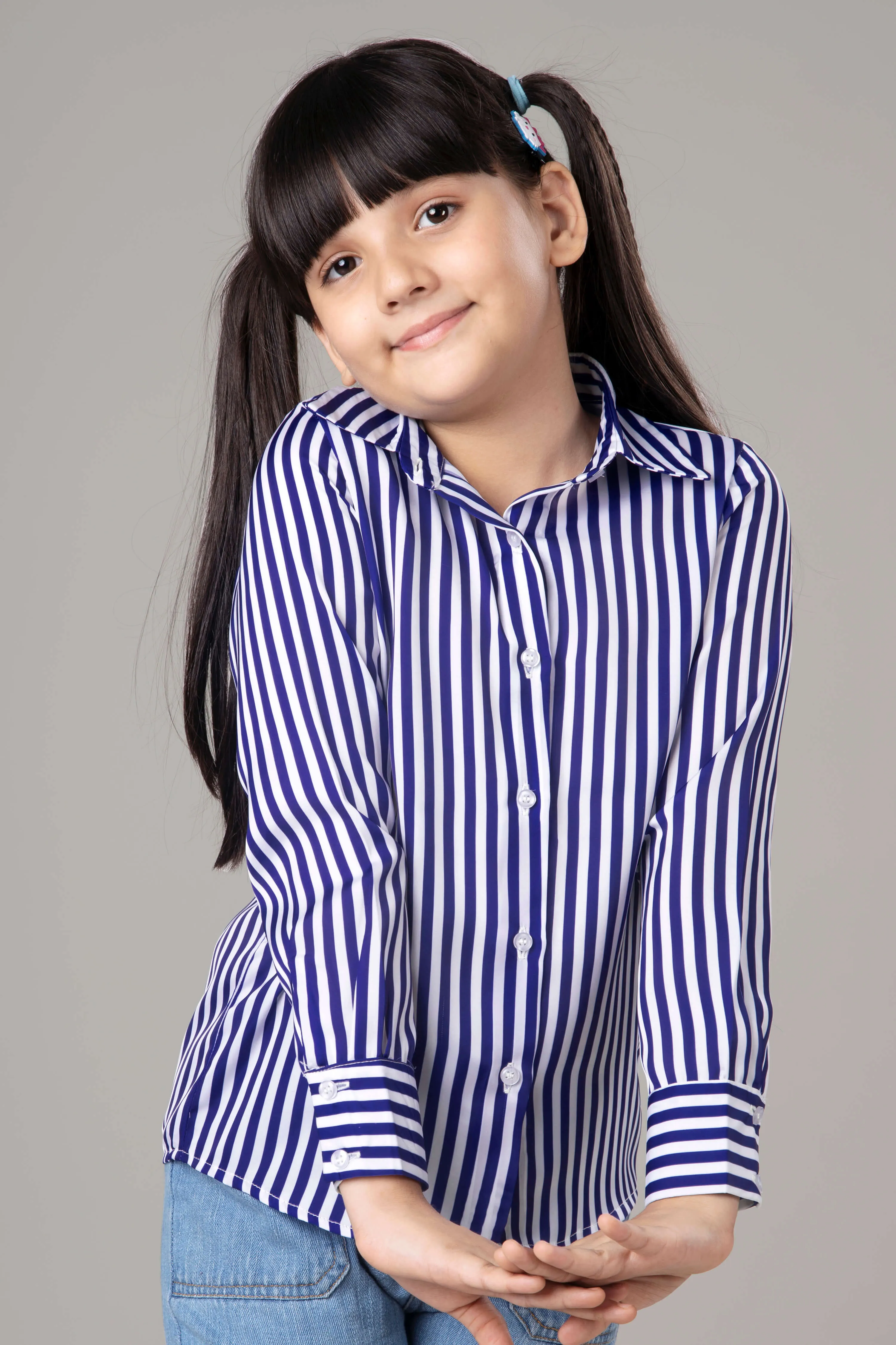 Classic Stripes Shirt For Girls