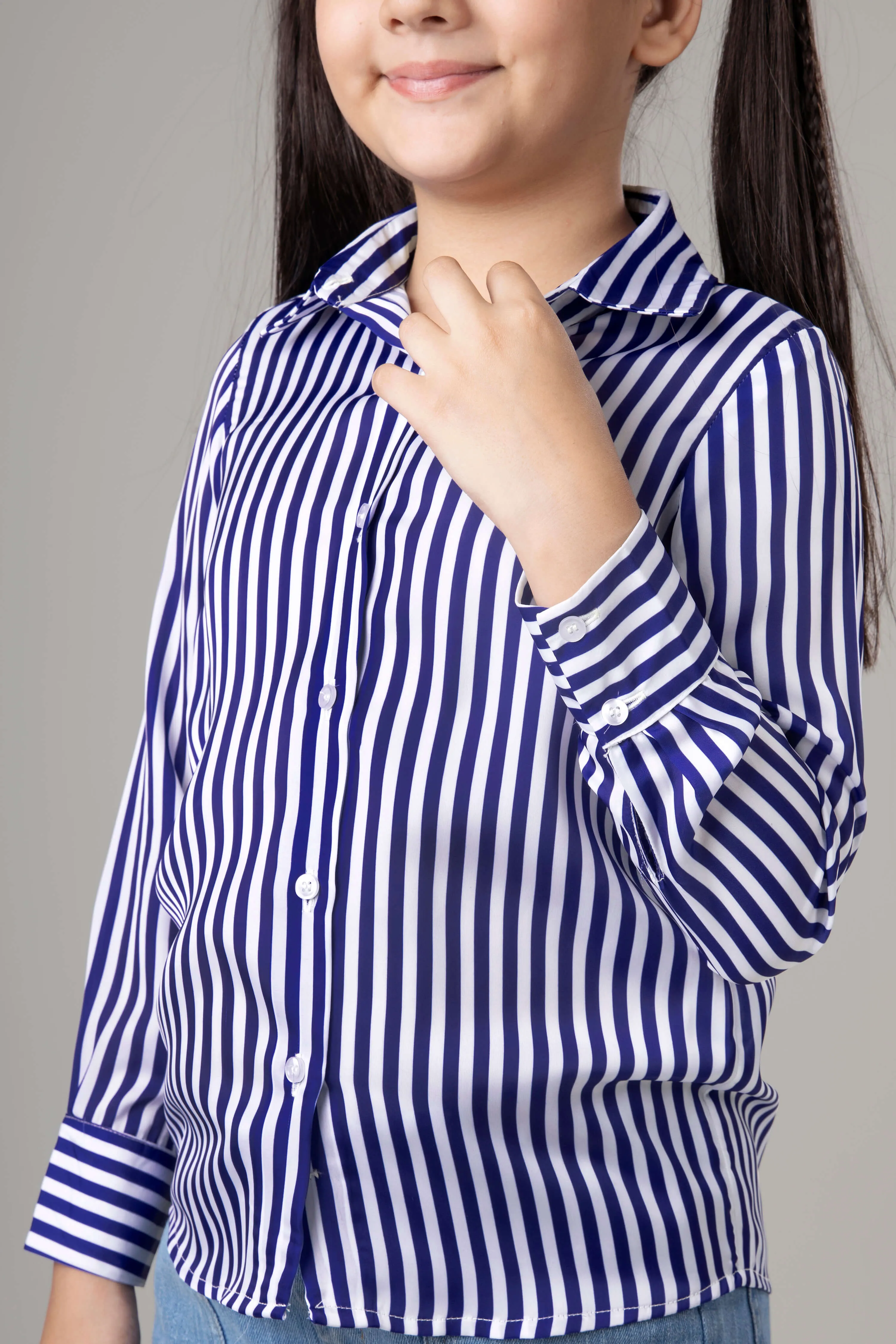 Classic Stripes Shirt For Girls